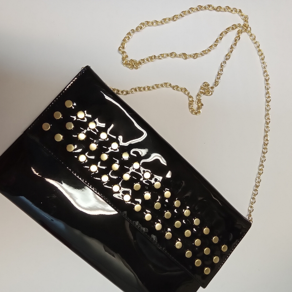 VINTAGE LACQUERED ENVELOPE SHOULDER BAG | 🆕️